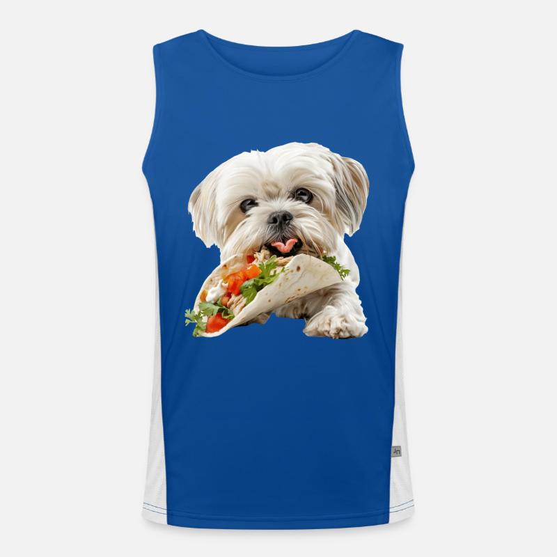 Shih Tzu Men's Functional Contrast Tank Top 