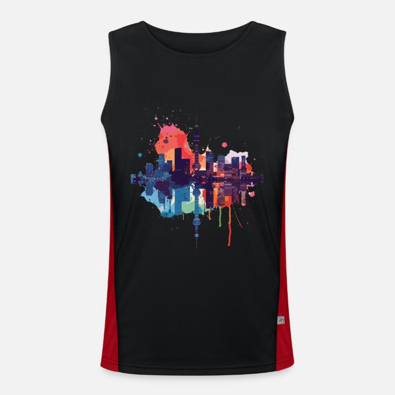 Ise Men's Functional Contrast Tank Top 