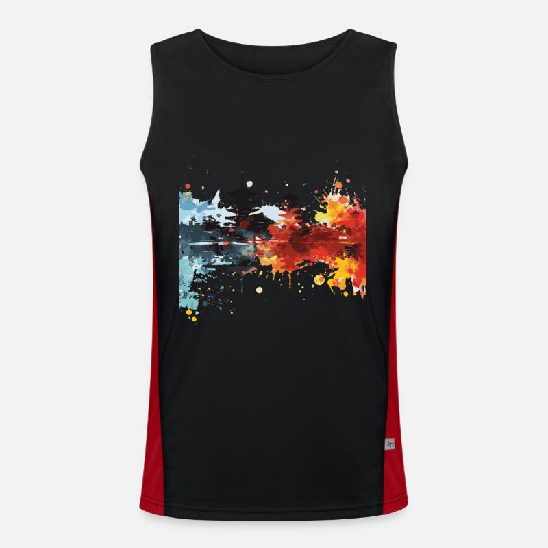 Nara Men's Functional Contrast Tank Top 