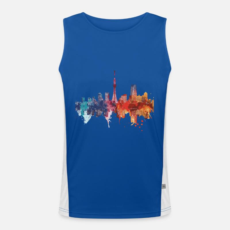 Sapporo Funktionelles Kontrast-Tank Top für Männer 