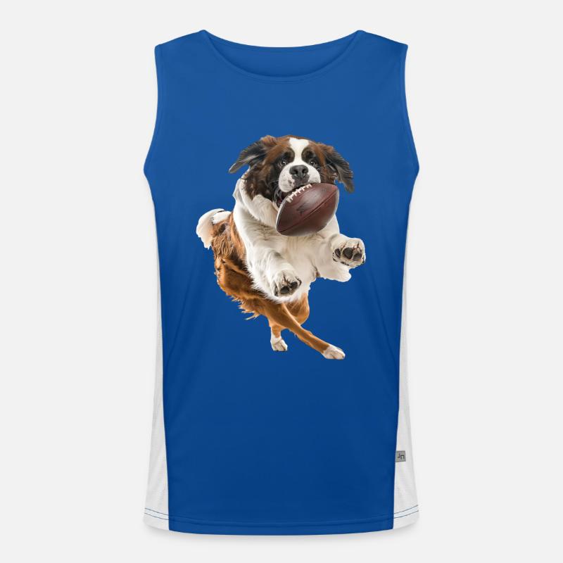 Bernhardiner Funktionelles Kontrast-Tank Top für Männer 