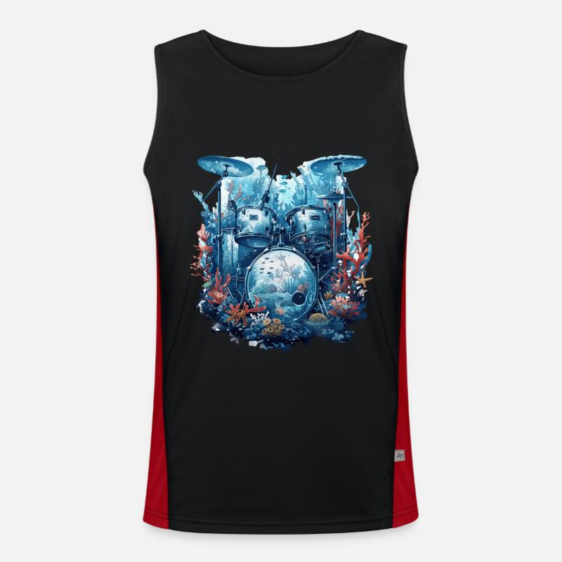 Fûts de poisson Débardeur respirant contrasté Homme 