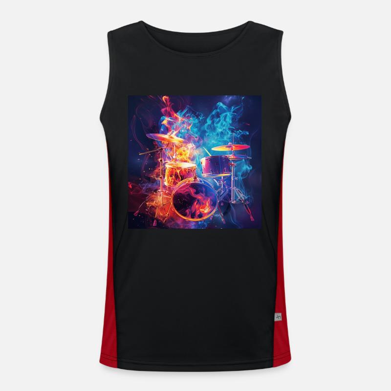 Percussion Débardeur respirant contrasté Homme 