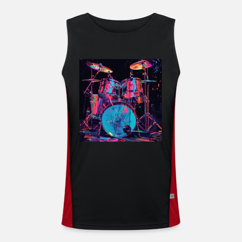 Percussion Débardeur respirant contrasté Homme 