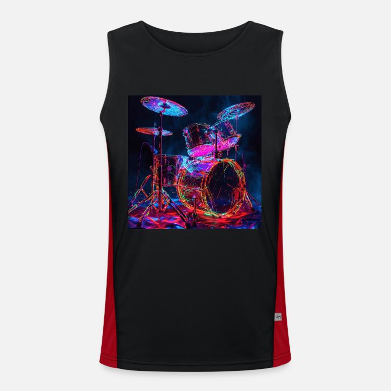 Percussion Débardeur respirant contrasté Homme 