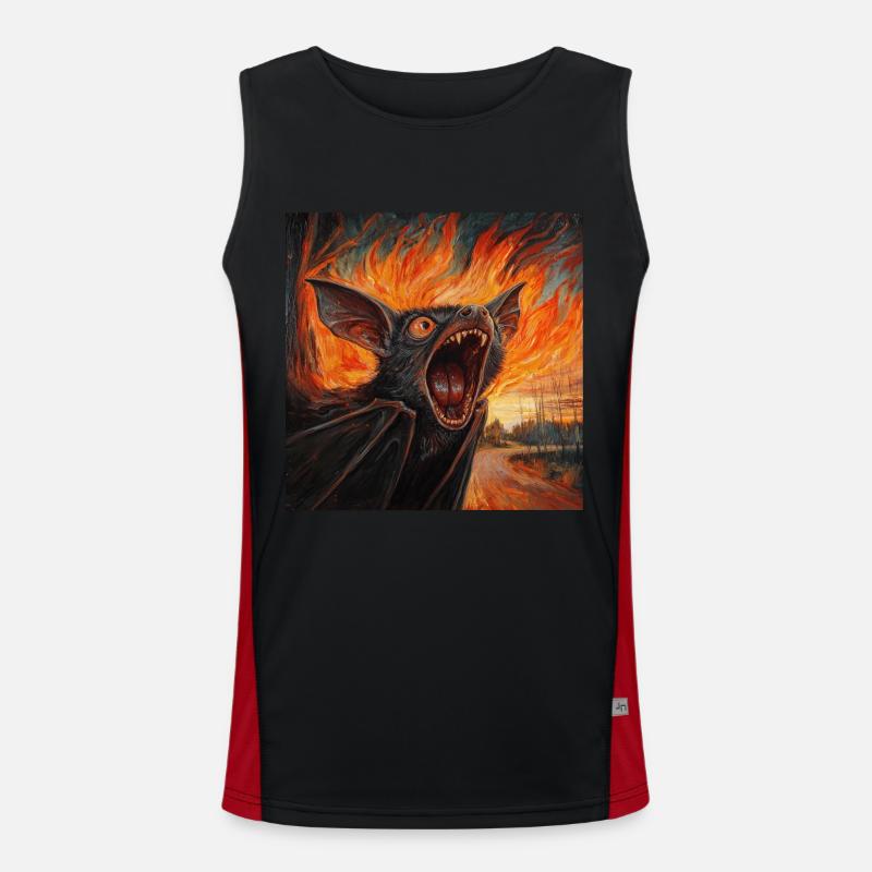 Schläger Funktionelles Kontrast-Tank Top für Männer 