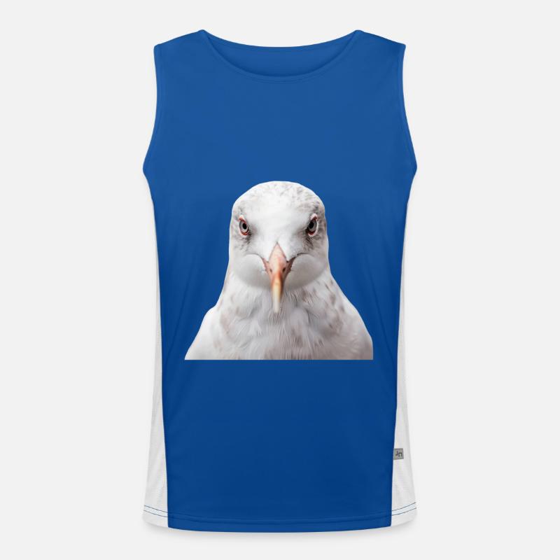 Möwe Funktionelles Kontrast-Tank Top für Männer 