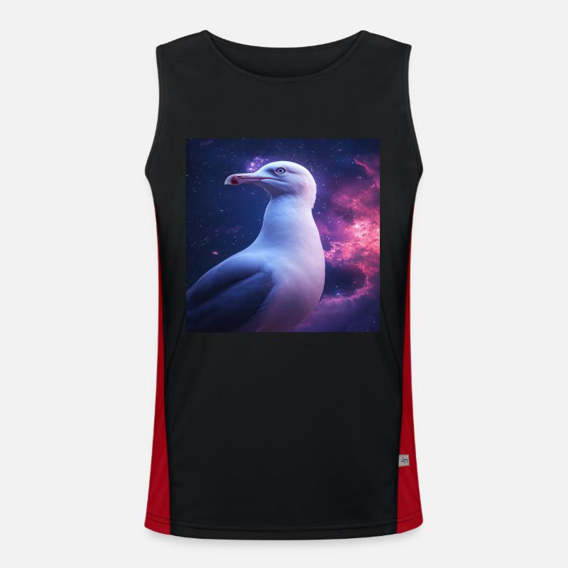 Möwe Funktionelles Kontrast-Tank Top für Männer 