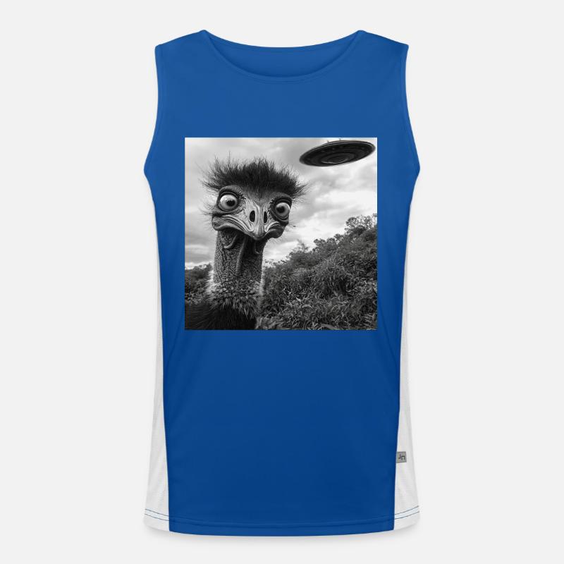 Kasuar Funktionelles Kontrast-Tank Top für Männer 