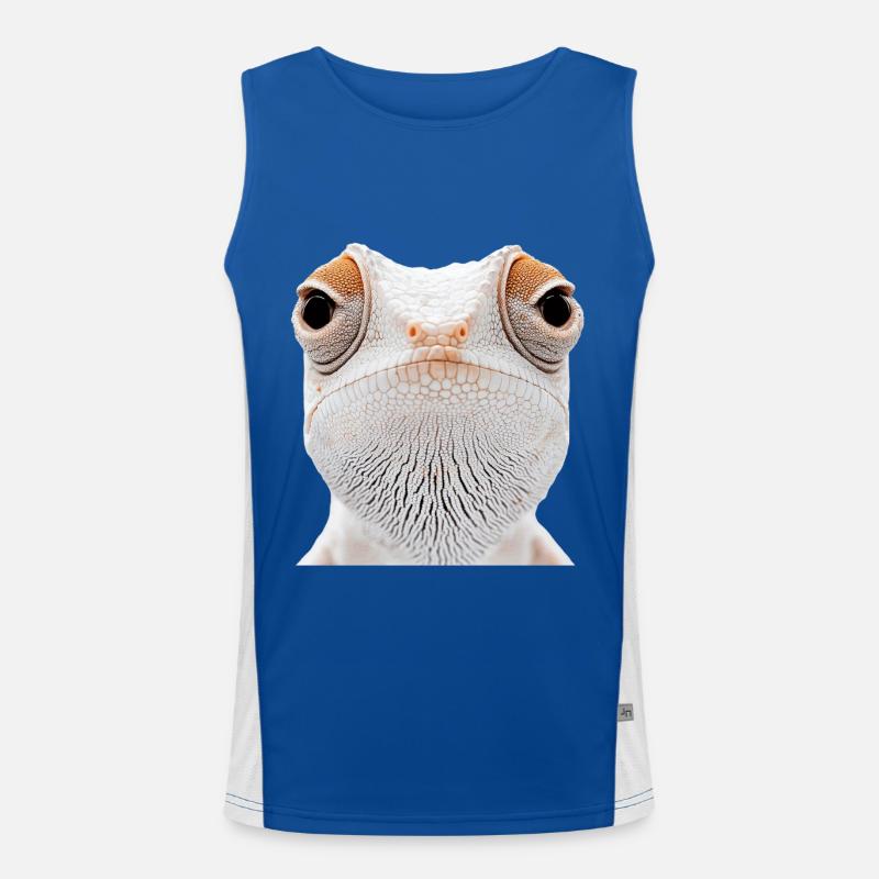 Chamäleon Funktionelles Kontrast-Tank Top für Männer 