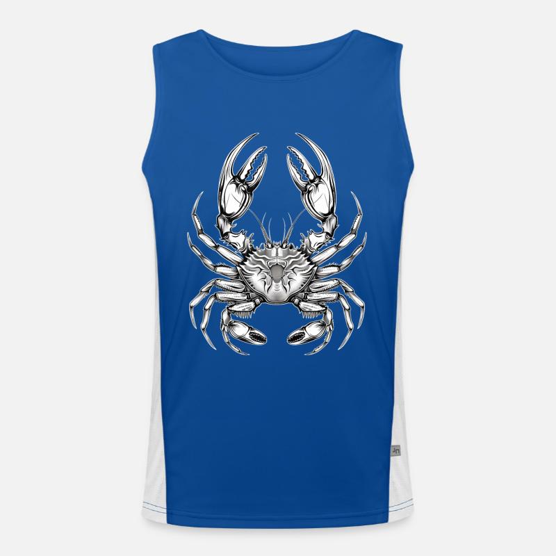 Krabbe Funktionelles Kontrast-Tank Top für Männer 