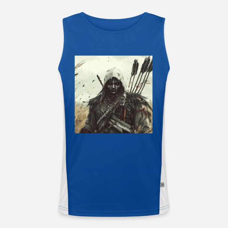 Indisch Funktionelles Kontrast-Tank Top für Männer 