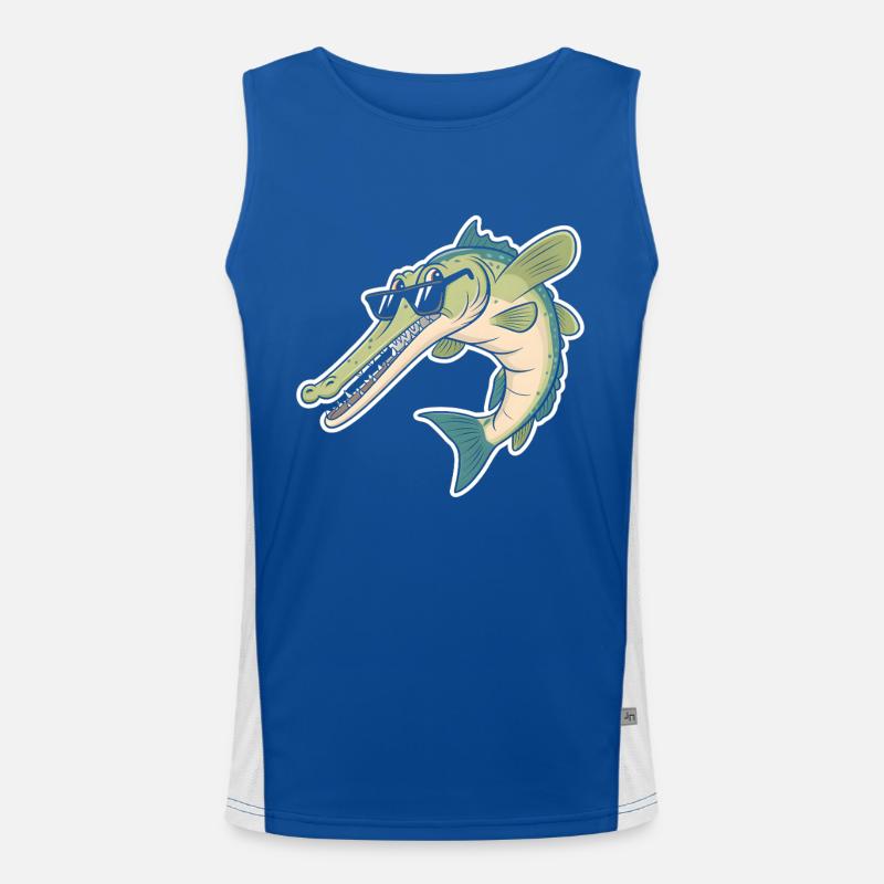 Gar Funktionelles Kontrast-Tank Top für Männer 