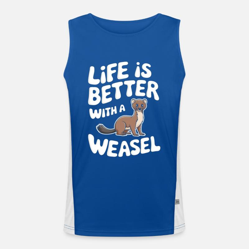 Wiesel Funktionelles Kontrast-Tank Top für Männer 