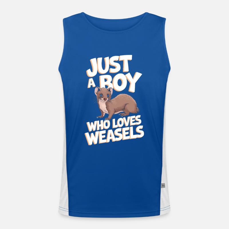 Wiesel Funktionelles Kontrast-Tank Top für Männer 
