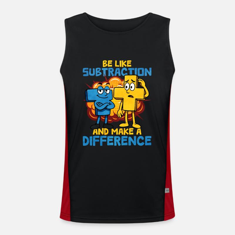 Math Men's Functional Contrast Tank Top 