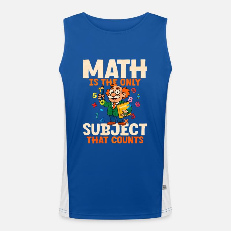 Math Men's Functional Contrast Tank Top 