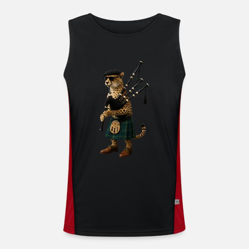 Cornemuse guépard Débardeur respirant contrasté Homme 