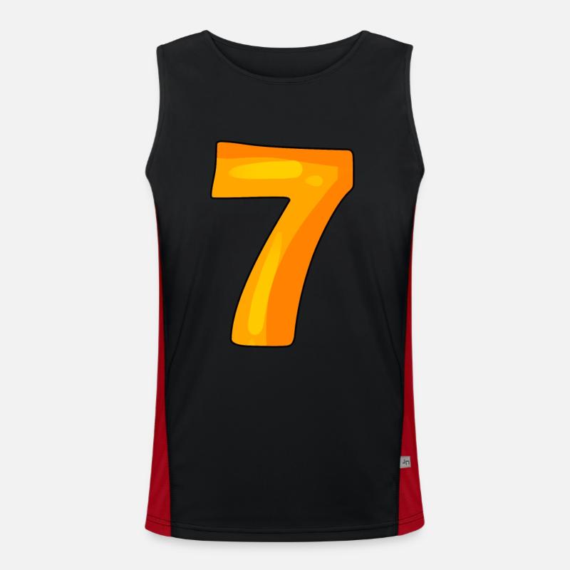 7 Débardeur respirant contrasté Homme 