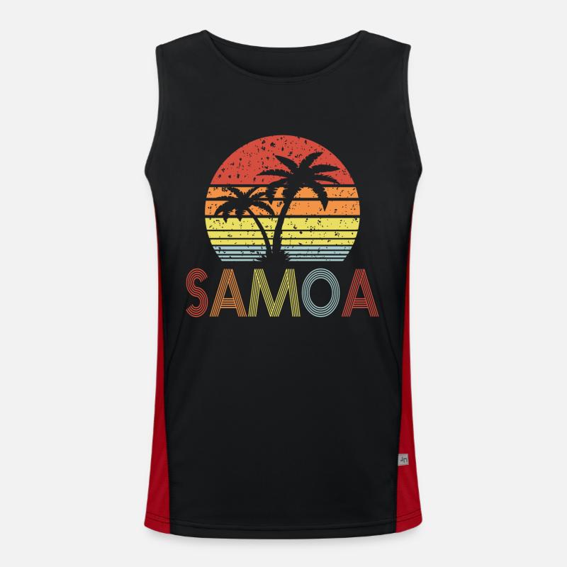 Samoa Men's Functional Contrast Tank Top 