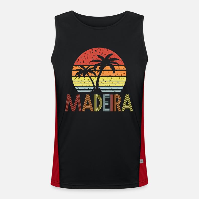 Madeira Funktionelles Kontrast-Tank Top für Männer 