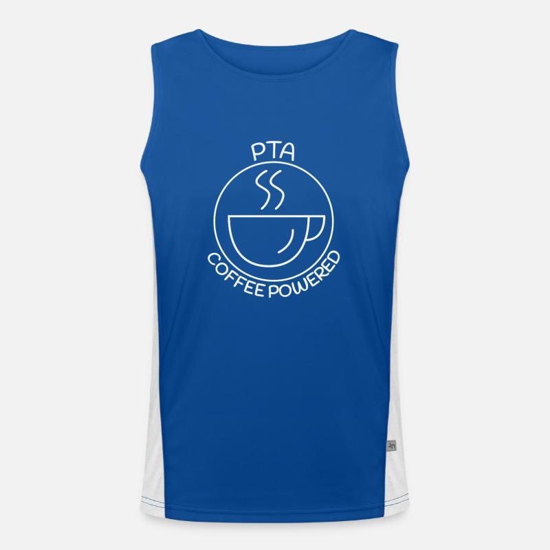 PTA Coffee Powered Pharmacy Men's Functional Contrast Tank Top 