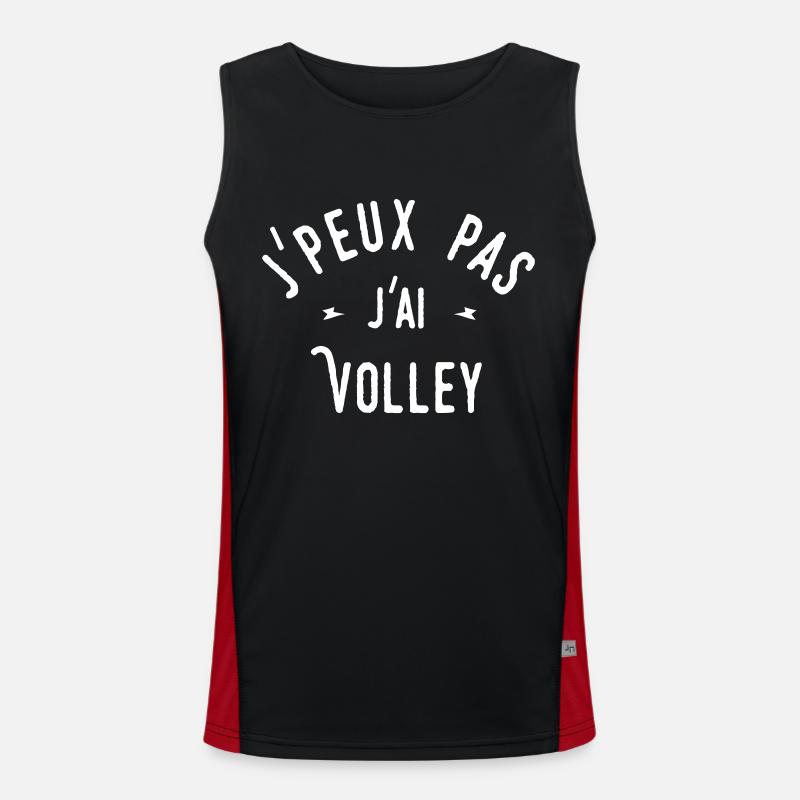 j'peux pas j'ai volley Débardeur respirant contrasté Homme 