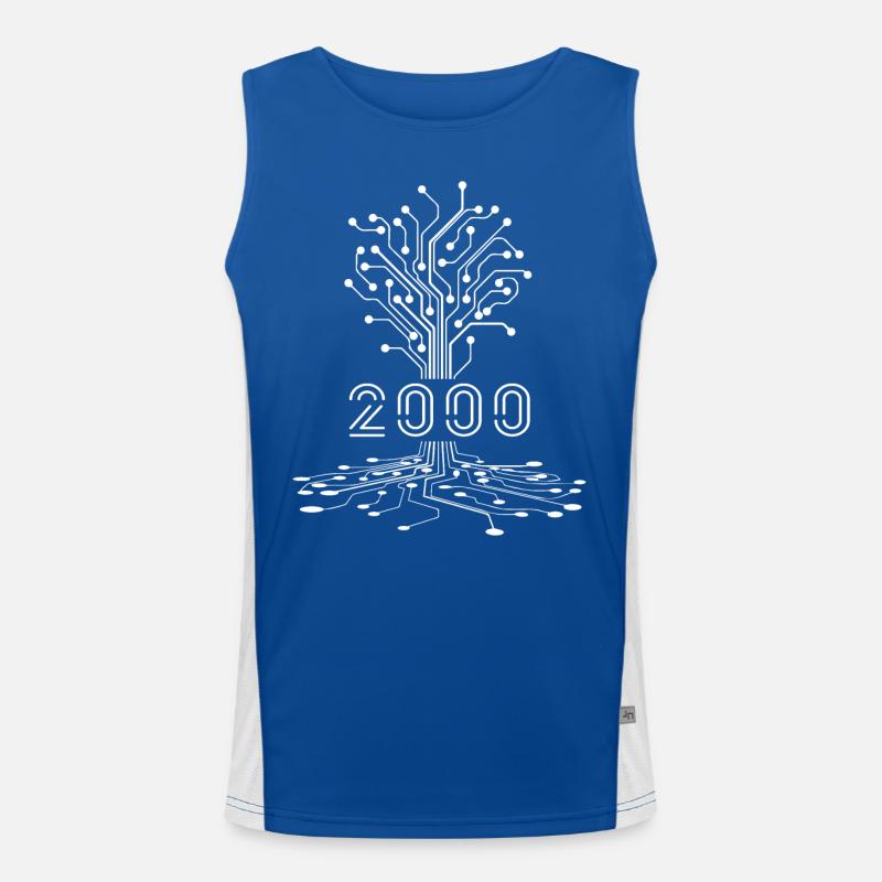 Gaming 2000 Geburtstagsgeschenk, Gamer 2000 Geschenk Funktionelles Kontrast-Tank Top für Männer 