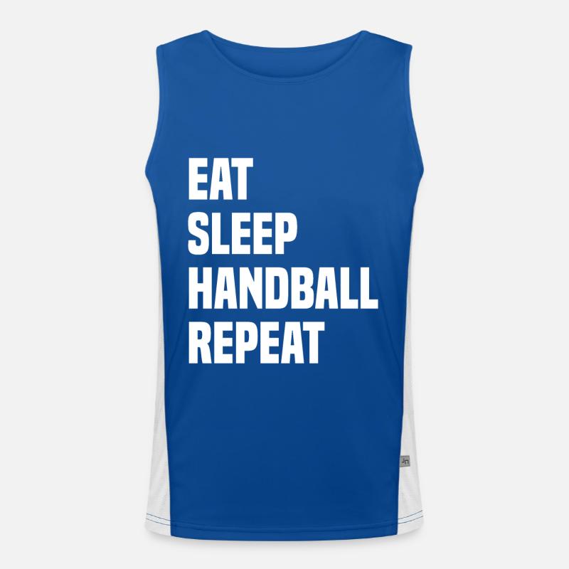 Manger dormir Handball Répéter Débardeur respirant contrasté Homme 