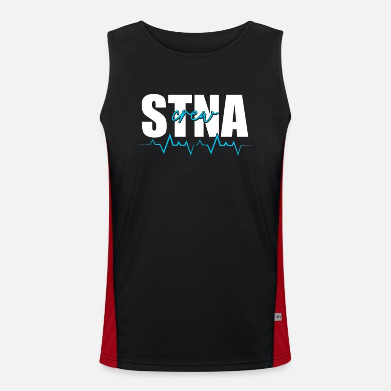 STNA Certified Nursing Assistant Men's Functional Contrast Tank Top 