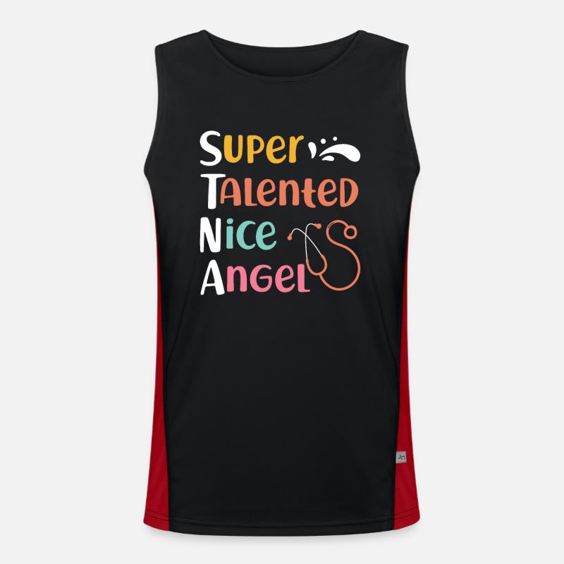 STNA Certified Nursing Assistant Men's Functional Contrast Tank Top 