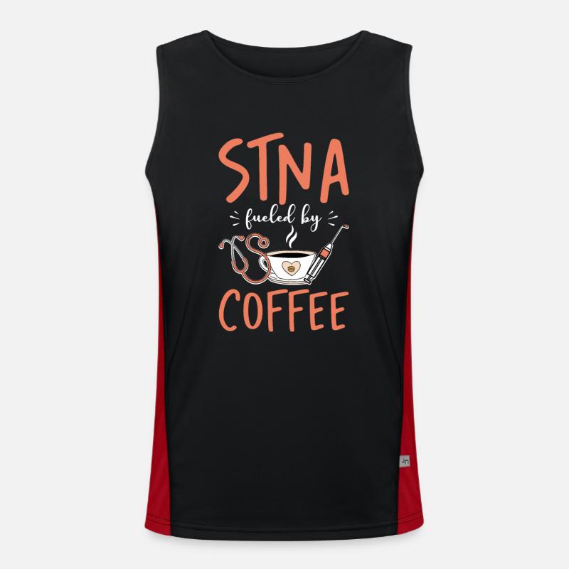 STNA Certified Nursing Assistant Men's Functional Contrast Tank Top 