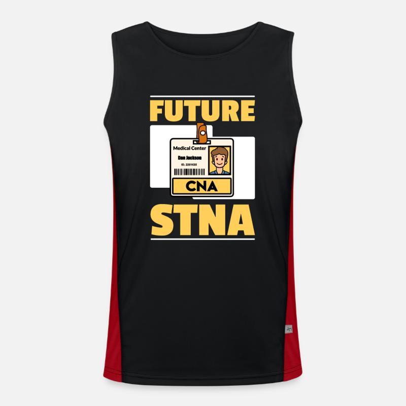 STNA Certified Nursing Assistant Men's Functional Contrast Tank Top 
