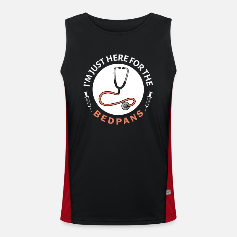 STNA Certified Nursing Assistant Men's Functional Contrast Tank Top 