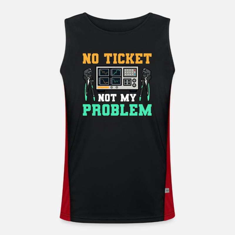 Netzwerkadministrator Systemadministrator Netzwerk Funktionelles Kontrast-Tank Top für Männer 