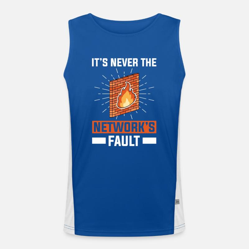 Netzwerkadministrator Systemadministrator Netzwerk Funktionelles Kontrast-Tank Top für Männer 