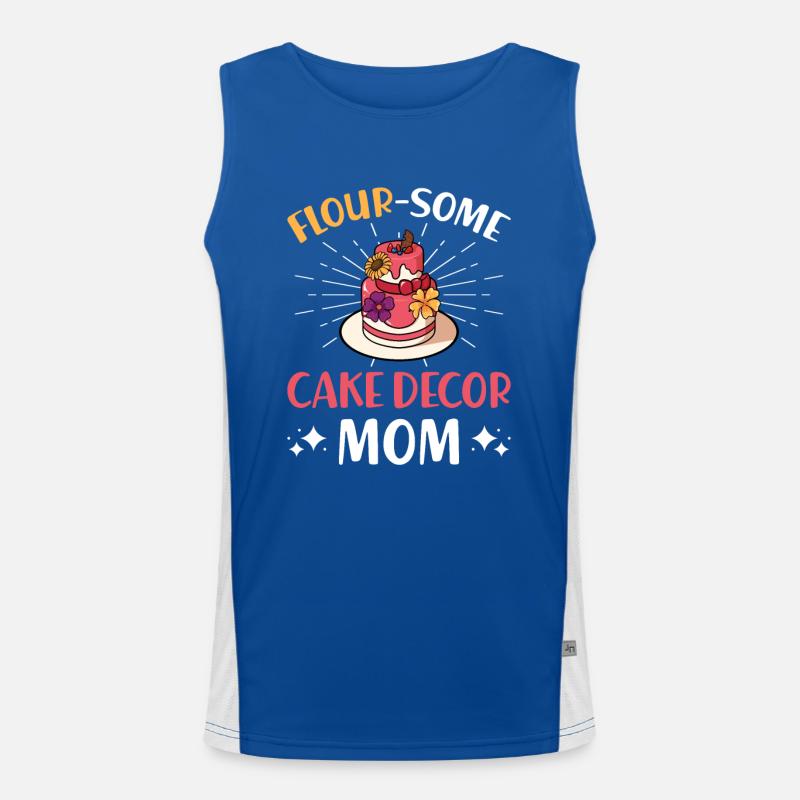 Cake Artist Cake Decorator Decorator B Men's Functional Contrast Tank Top 