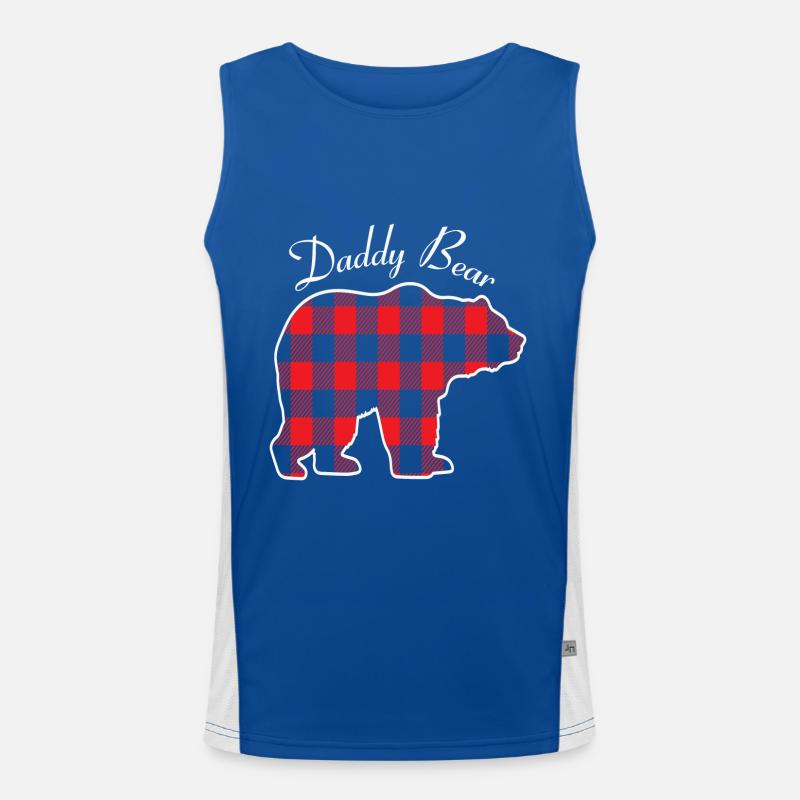 DADDY BEAR Men's Functional Contrast Tank Top 