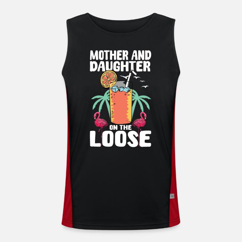 Mutter-tochter-mutter-tochter-reise 2024 Funktionelles Kontrast-Tank Top für Männer 