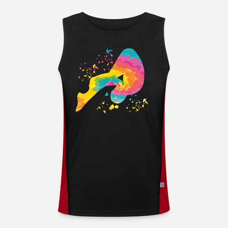 Diving Synchronized Diving Men's Functional Contrast Tank Top 
