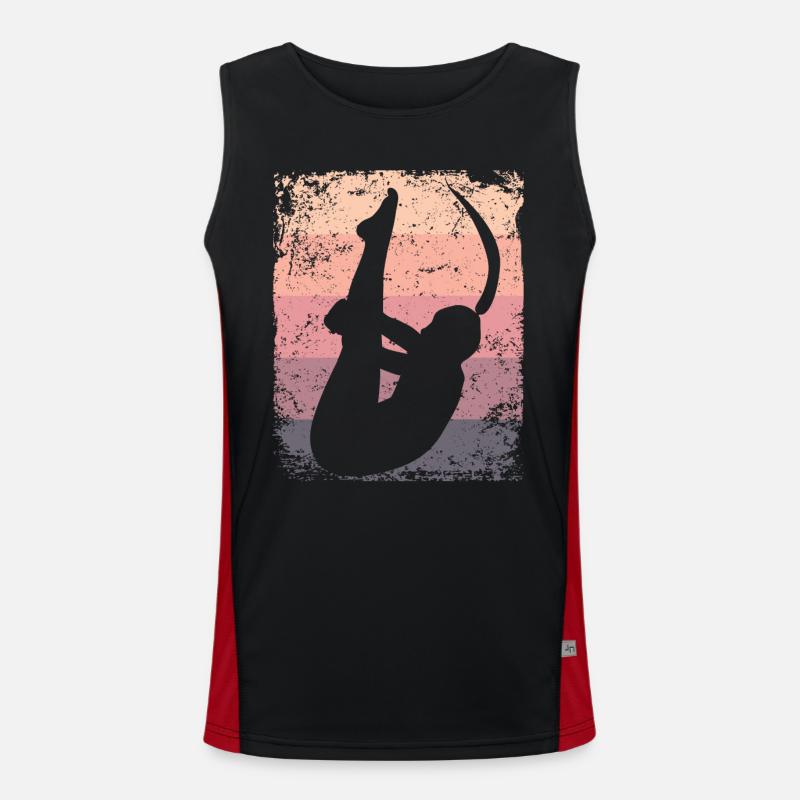 Turmspringen Kunstspringen Synchronspringen Funktionelles Kontrast-Tank Top für Männer 