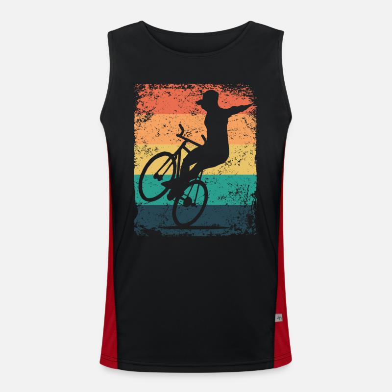 Kunstradfahren Kunstradfahrer Funktionelles Kontrast-Tank Top für Männer 