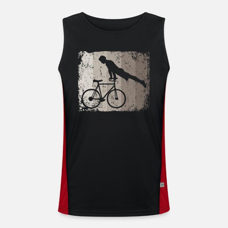 Kunstradfahren Kunstradfahrer Funktionelles Kontrast-Tank Top für Männer 