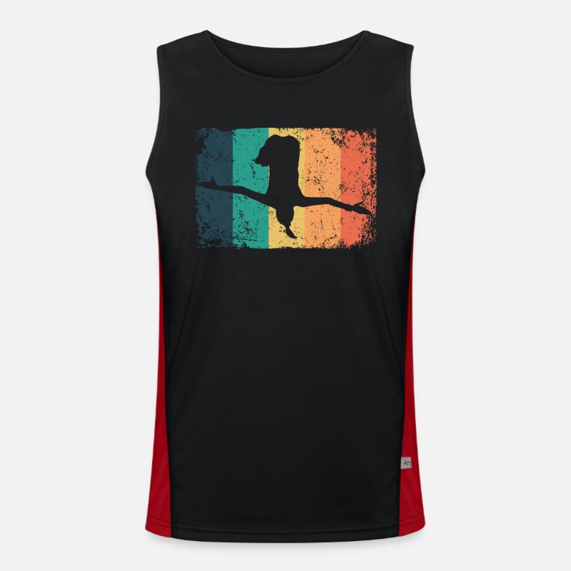 Turmspringen Kunstspringen Synchronspringen Funktionelles Kontrast-Tank Top für Männer 
