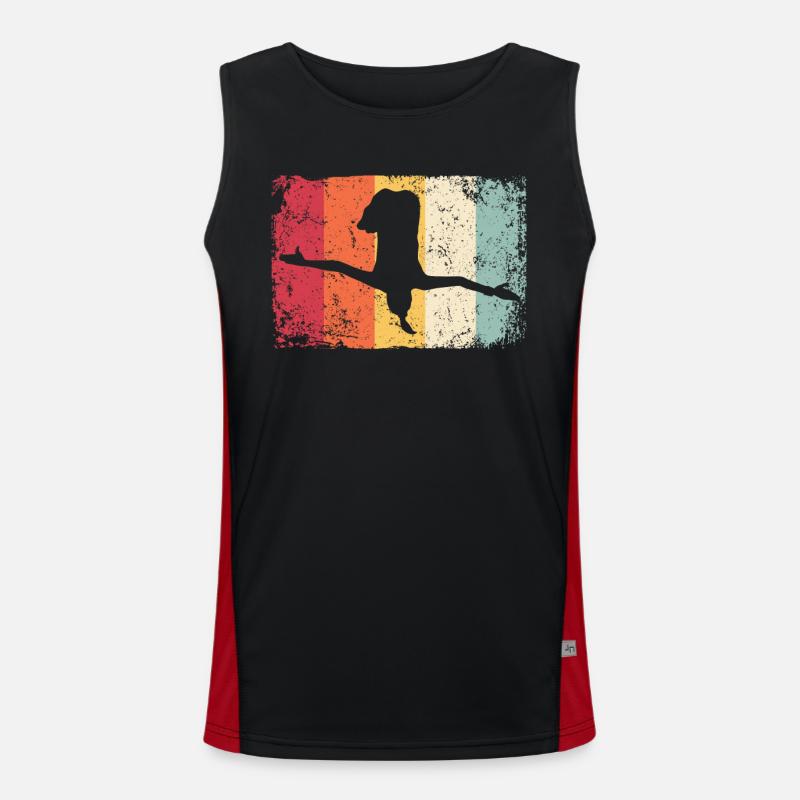 Turmspringen Kunstspringen Synchronspringen Funktionelles Kontrast-Tank Top für Männer 