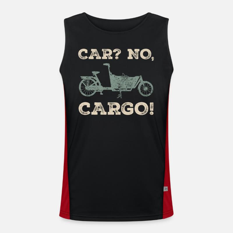 Voiture Pas De Cargaison Vélo Cargobike Débardeur respirant contrasté Homme 
