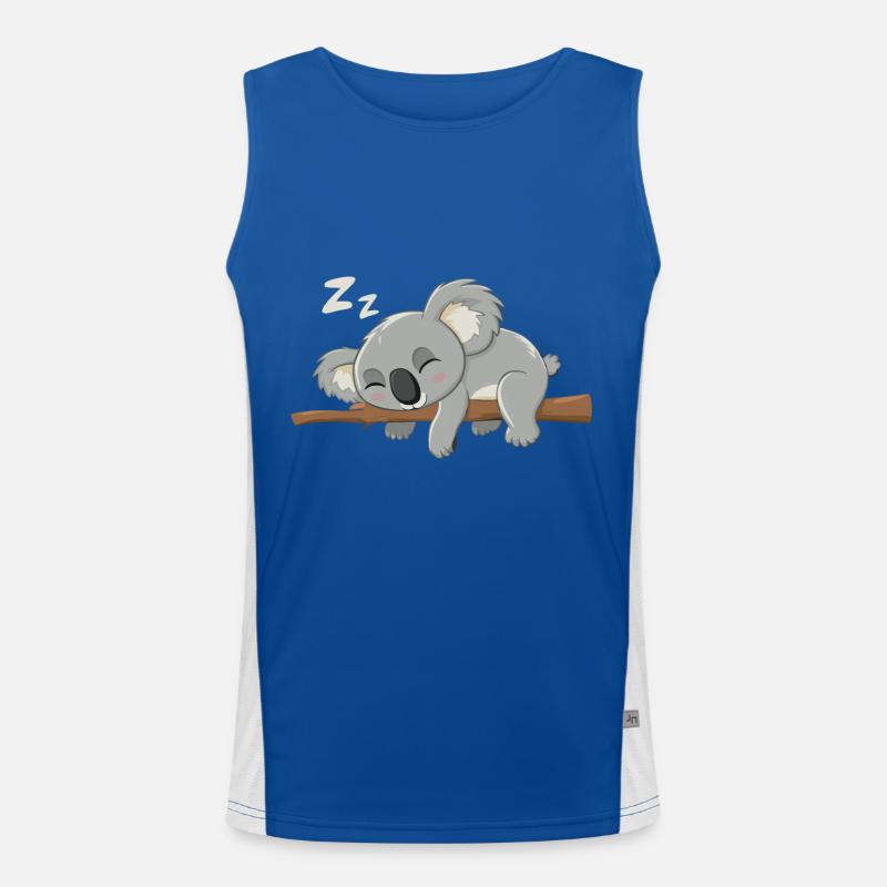 Koala Koala Koala Ours Koala Animal Débardeur respirant contrasté Homme 