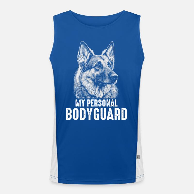 Malinois Hund Funktionelles Kontrast-Tank Top für Männer 