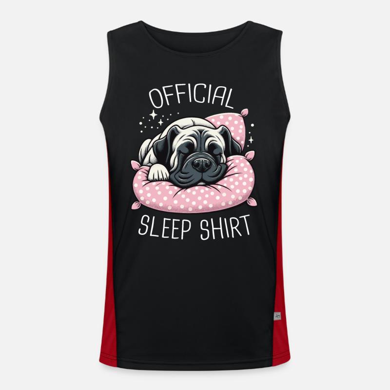 Cane Corso Hund Funktionelles Kontrast-Tank Top für Männer 
