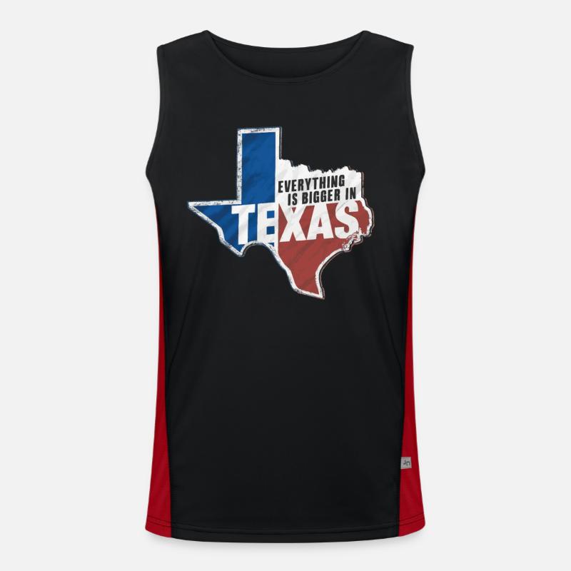 Texas State Texans Texas Débardeur respirant contrasté Homme 